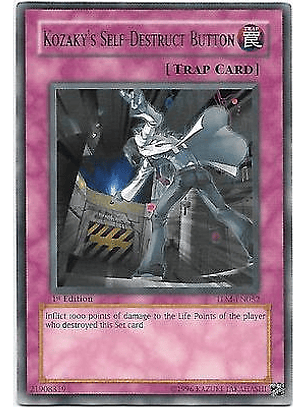 Kozaky's Self-Destruct Button - TLM-EN052 - Rare