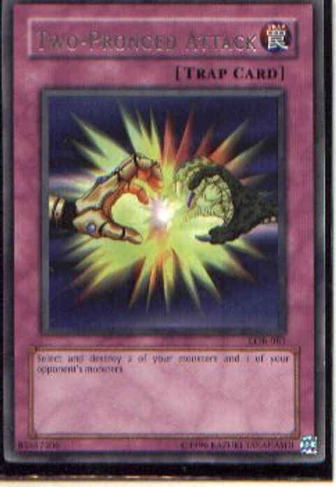 Two-Pronged Attack - LOB-061 - Rare (español)