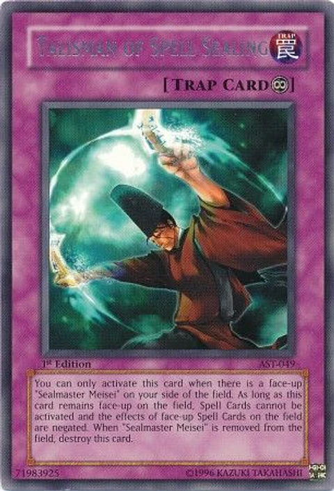 Talisman of Spell Sealing - AST-049 - Rare