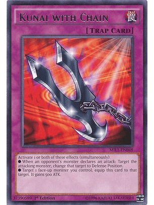 Kunai with Chain - MIL1-EN048 - Rare 