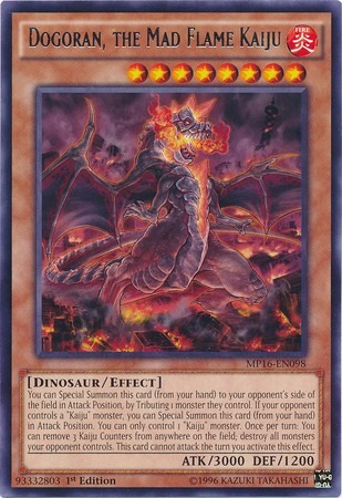 Dogoran, the Mad Flame Kaiju - MP16-EN098 - Rare  1