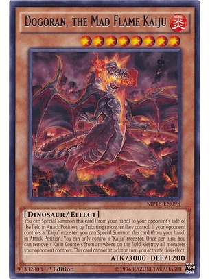 Dogoran, the Mad Flame Kaiju - MP16-EN098 - Rare 