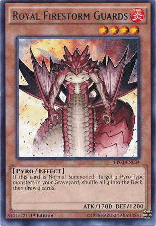 Royal Firestorm Guards - BP03-EN034 - Rare 1