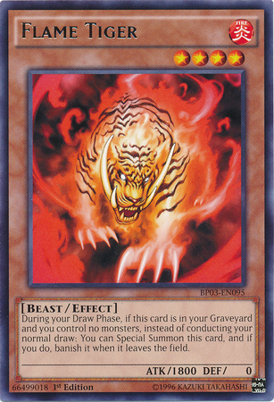 Flame Tiger - BP03-EN095 - Rare  1