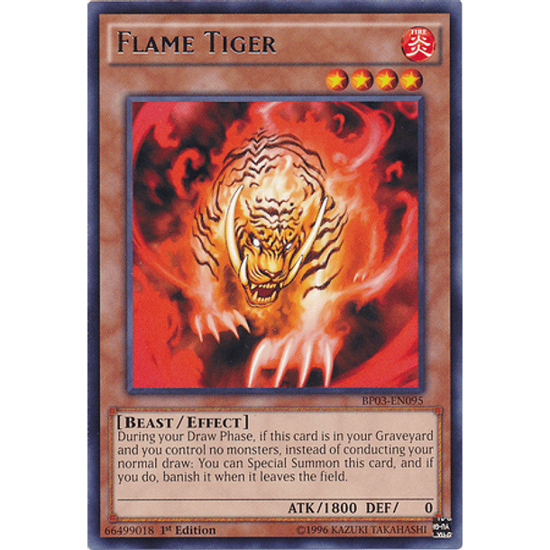 Flame Tiger - BP03-EN095 - Rare 