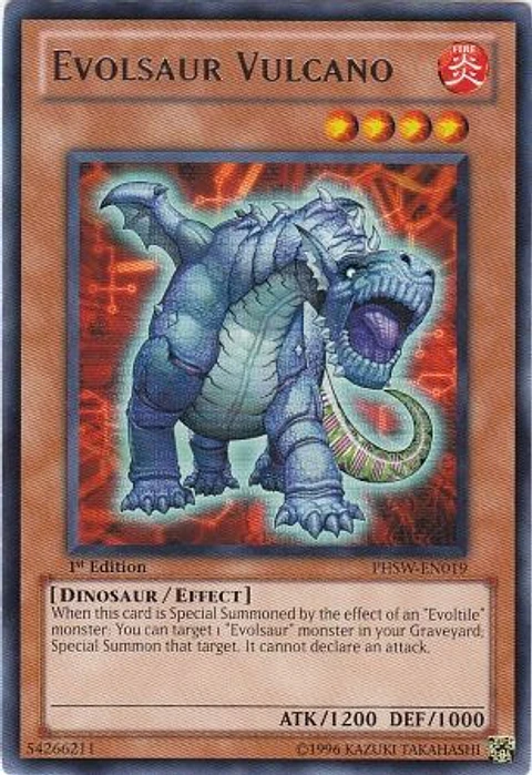 Evolsaur Vulcano - PHSW-EN019 - Rare 