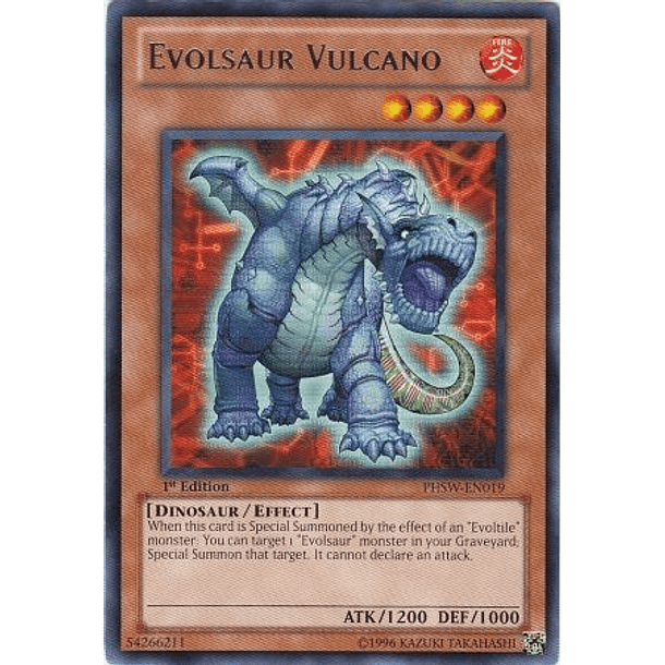 Evolsaur Vulcano - PHSW-EN019 - Rare 
