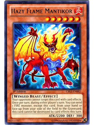 Hazy Flame Mantikor - CBLZ-EN082 - Rare 