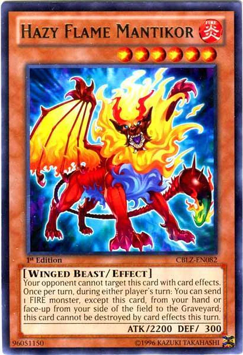 Hazy Flame Mantikor - CBLZ-EN082 - Rare 