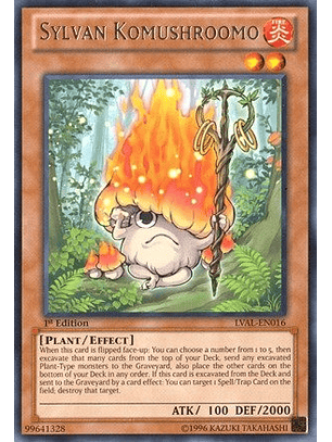 Sylvan Komushroomo - LVAL-EN016 - Rare