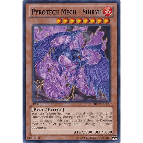 Pyrotech Mech - Shiryu - BP02-EN122 - Rare