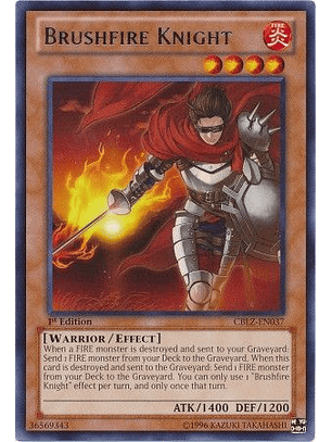 Brushfire Knight - CBLZ-EN037 - Rare