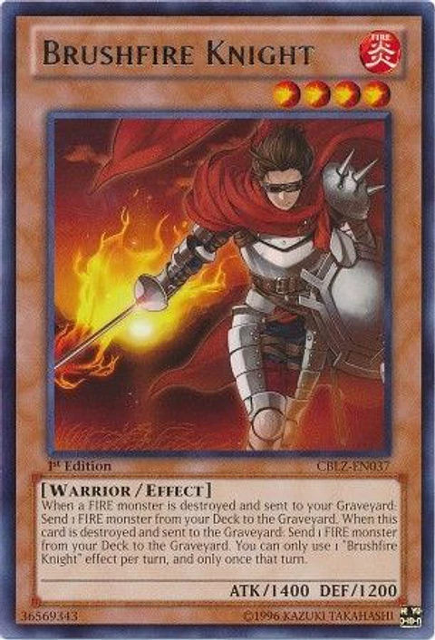 Brushfire Knight - CBLZ-EN037 - Rare