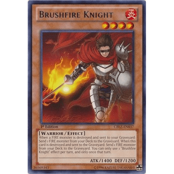 Brushfire Knight - CBLZ-EN037 - Rare