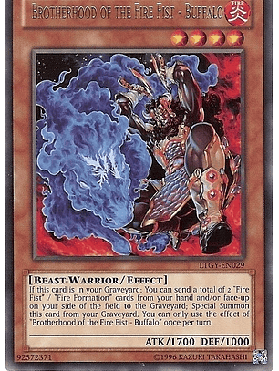 Brotherhood of the Fire Fist - Buffalo - LTGY-EN029 - Rare