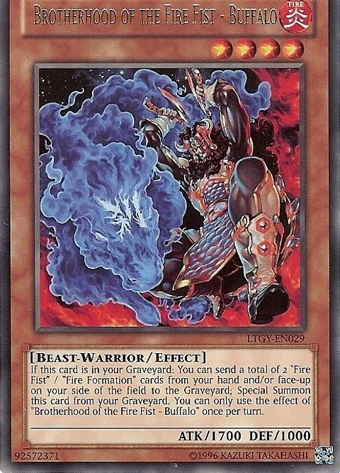 Brotherhood of the Fire Fist - Buffalo - LTGY-EN029 - Rare