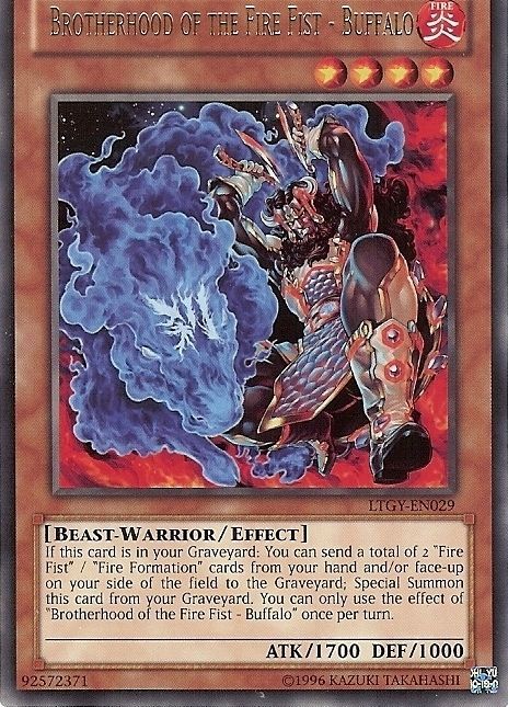 Brotherhood of the Fire Fist - Buffalo - LTGY-EN029 - Rare 1