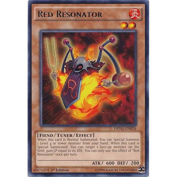 Red Resonator - DPDG-EN024 - Rare