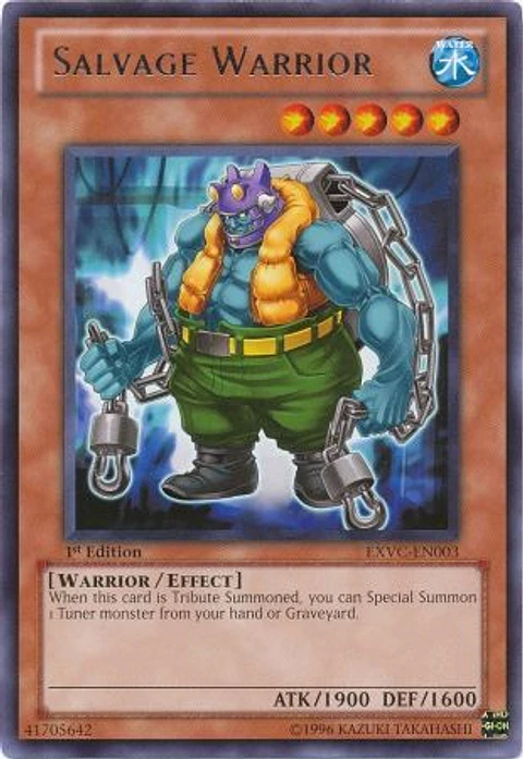 Salvage Warrior - EXVC-EN003 - Rare