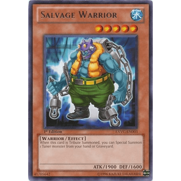 Salvage Warrior - EXVC-EN003 - Rare