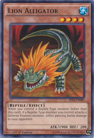 Lion Alligator - BP03-EN089 - Rare 1