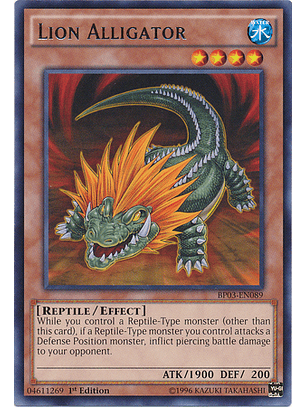 Lion Alligator - BP03-EN089 - Rare