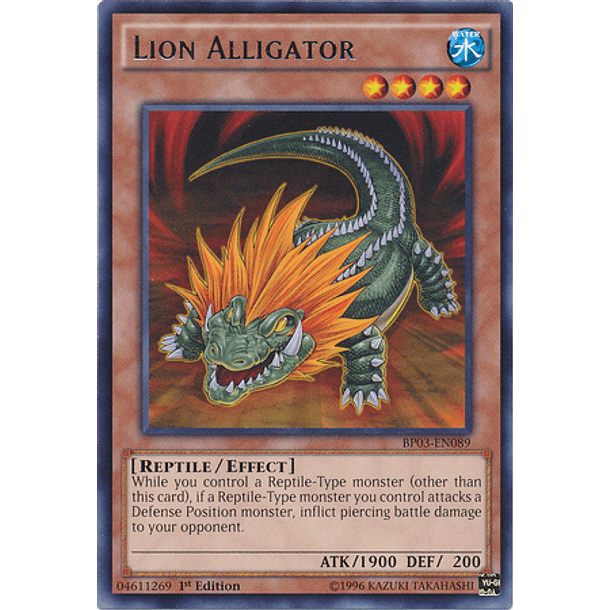 Lion Alligator - BP03-EN089 - Rare
