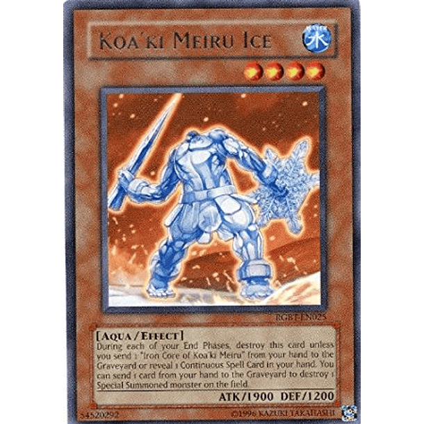 Koa'ki Meiru Ice - RGBT-EN025 - Rare