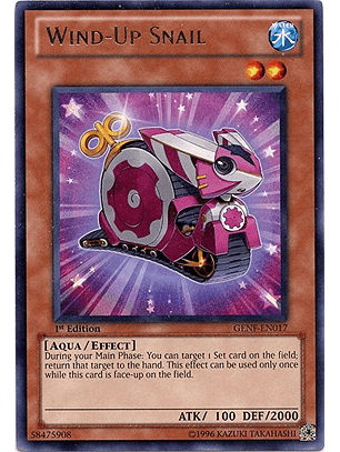 Wind-Up Snail - GENF-EN017 - Rare