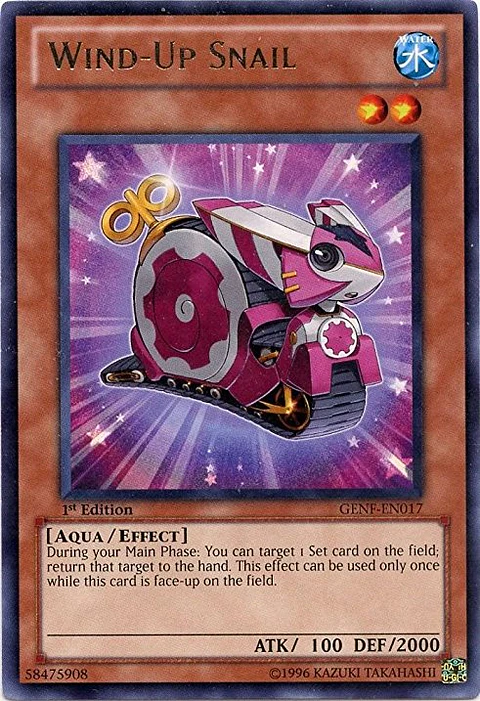 Wind-Up Snail - GENF-EN017 - Rare