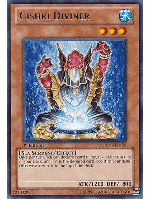 Gishki Diviner - GENF-EN027 - Rare 