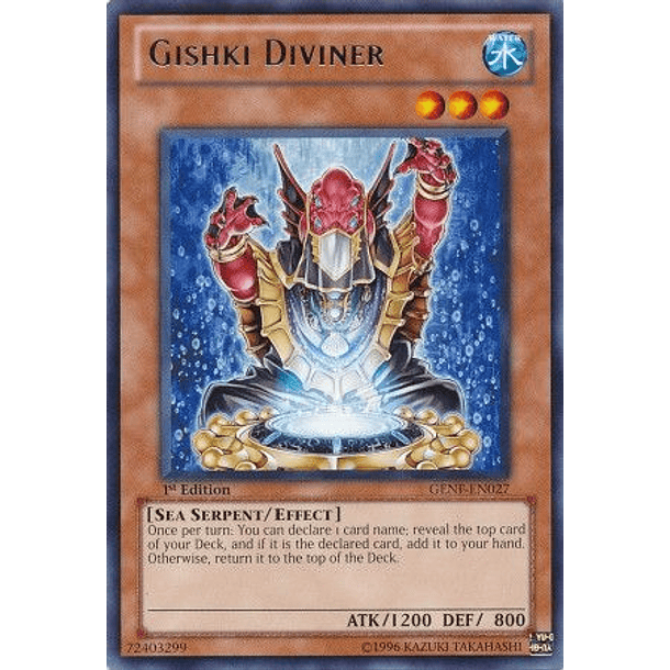 Gishki Diviner - GENF-EN027 - Rare 