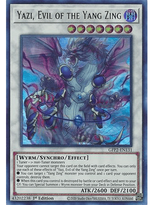 Yazi, Evil of the Yang Zing - GFP2-EN131 - Ultra Rare