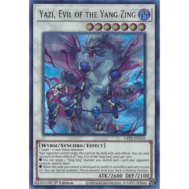 Yazi, Evil of the Yang Zing - GFP2-EN131 - Ultra Rare
