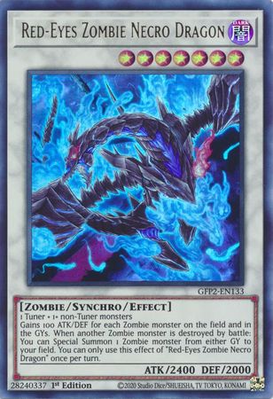 Red-Eyes Zombie Necro Dragon - GFP2-EN133 - Ultra Rare 1
