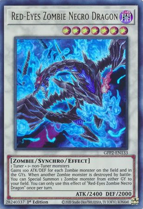 Red-Eyes Zombie Necro Dragon - GFP2-EN133 - Ultra Rare
