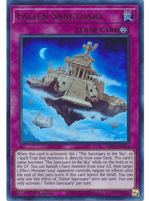 Fallen Sanctuary - GFP2-EN014 - Ultra Rare