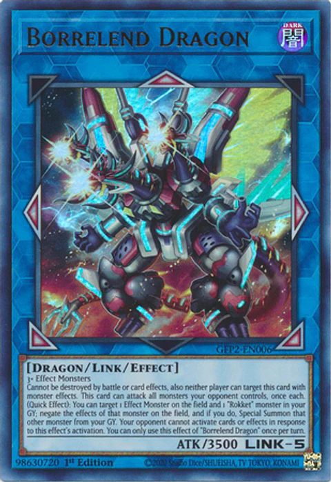 Borrelend Dragon - GFP2-EN006 - Ultra Rare
