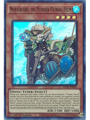 Whitebeard, the Plunder Patroll Helm - GFP2-EN091 - Ultra Rare