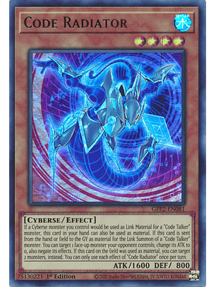 Code Radiator - GFP2-EN081 - Ultra Rare