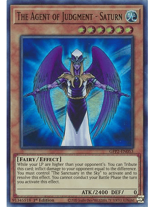 The Agent of Judgment - Saturn - GFP2-EN053 - Ultra Rare