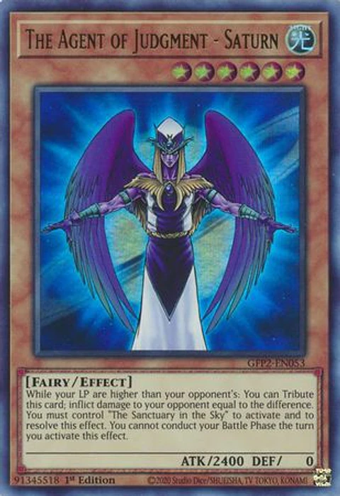 The Agent of Judgment - Saturn - GFP2-EN053 - Ultra Rare