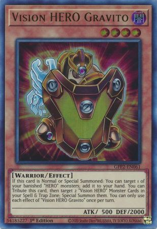 Vision HERO Gravito - GFP2-EN061 - Ultra Rare 1