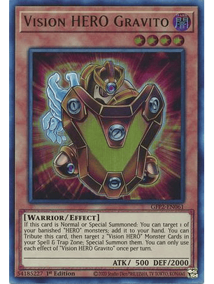 Vision HERO Gravito - GFP2-EN061 - Ultra Rare