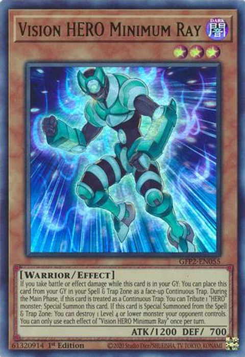 Vision HERO Minimum Ray - GFP2-EN055 - Ultra Rare