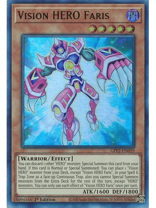 Vision HERO Faris - GFP2-EN059 - Ultra Rare