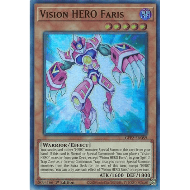 Vision HERO Faris - GFP2-EN059 - Ultra Rare
