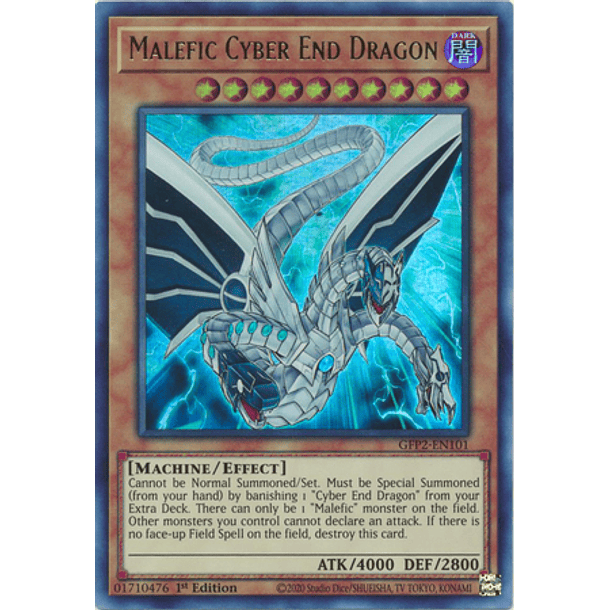 Malefic Cyber End Dragon - GFP2-EN101 - Ultra Rare