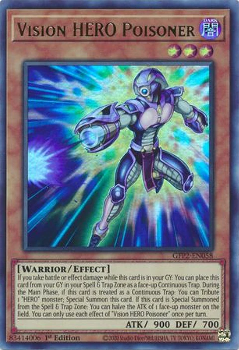 Vision HERO Poisoner - GFP2-EN058 - Ultra Rare
