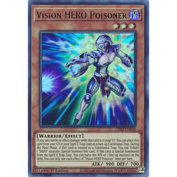 Vision HERO Poisoner - GFP2-EN058 - Ultra Rare